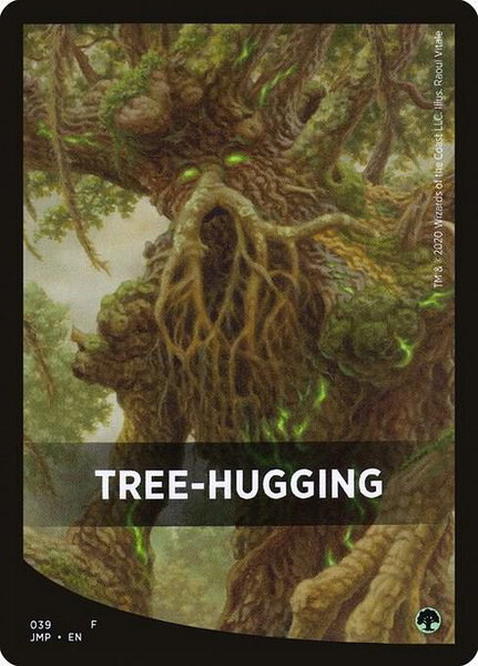 Tree-Hugging Theme Card trading card from Jumpstart Tree-Hugging Theme Card - Jumpstart Magic: The Gathering trading card