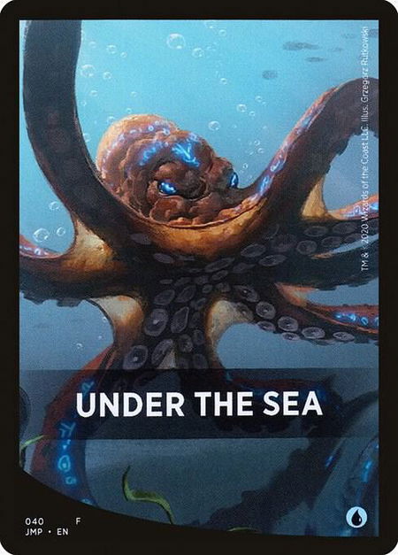 Under the Sea Theme Card trading card from Jumpstart Under the Sea Theme Card - Jumpstart Magic: The Gathering trading card