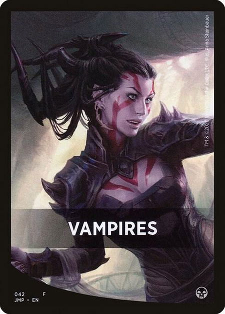 Vampires Theme Card - Jumpstart Magic: The Gathering trading card