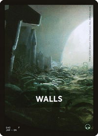 Walls Theme Card - Jumpstart (JMP) #43 - Token Magic: The Gathering Trading Card