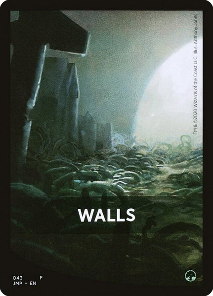Walls Theme Card trading card from Jumpstart Walls Theme Card - Jumpstart Magic: The Gathering trading card