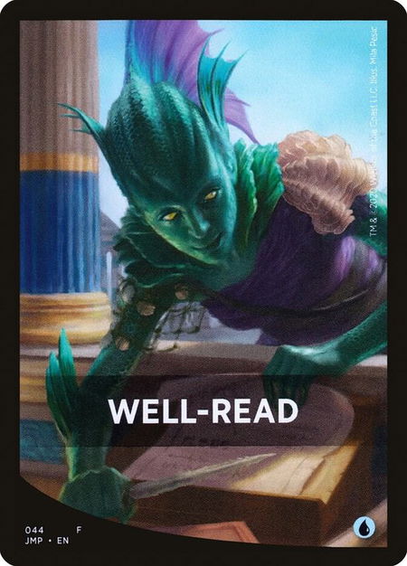 Well-Read Theme Card - Jumpstart Magic: The Gathering trading card