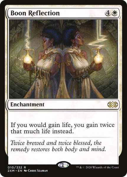 Boon Reflection trading card from Double Masters Boon Reflection - Double Masters Magic: The Gathering trading card