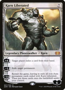 Karn Liberated - Double Masters (2XM) #1 - Mythic Rare Magic: The Gathering Trading Card