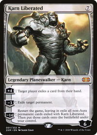 Karn Liberated - Double Masters (2XM) #1 - Mythic Magic: The Gathering Trading Card
