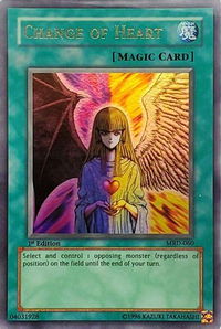 Change of Heart - Metal Raiders (MRD) #MRD-060 - Ultra Rare YuGiOh Trading Card