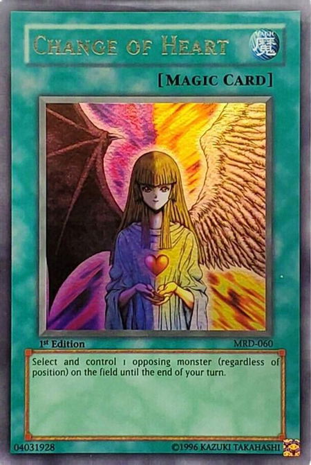 Change of Heart - Metal Raiders YuGiOh trading card