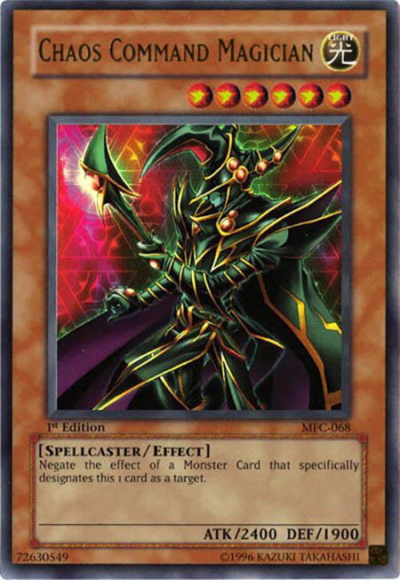 Chaos Command Magician - Magician's Force YuGiOh trading card