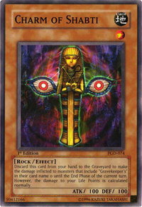 Charm of Shabti - Pharaonic Guardian (PGD) #PGD-074 - Common / Short Print YuGiOh Trading Card