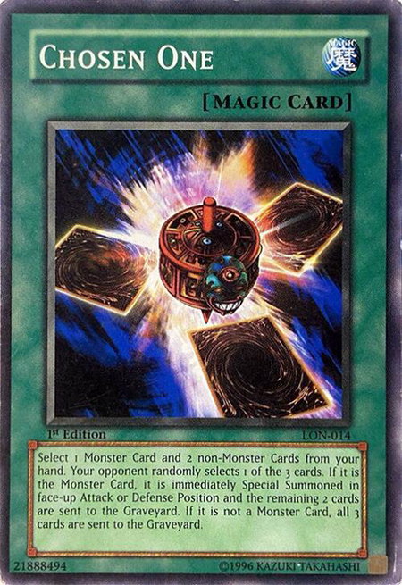 Chosen One - Labyrinth of Nightmare YuGiOh trading card