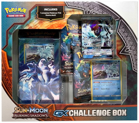 Alolan Ninetales GX Challenge Box - SM - Burning Shadows Pokémon trading card