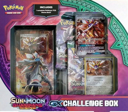 Solgaleo GX Challenge Box - SM - Guardians Rising Pokémon trading card