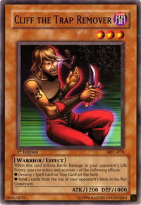 Cliff the Trap Remover - Magician's Force (MFC) #MFC-078 - Common / Short Print YuGiOh Trading Card