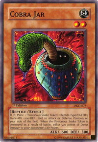 Cobra Jar - Pharaonic Guardian (PGD) #PGD-075 - Common / Short Print YuGiOh Trading Card