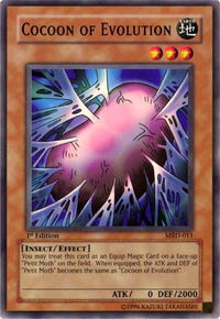 Cocoon of Evolution - Metal Raiders (MRD) #MRD-011 - Common / Short Print YuGiOh Trading Card