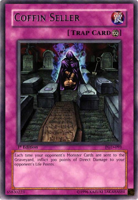 Coffin Seller trading card from Pharaonic Guardian Coffin Seller - Pharaonic Guardian YuGiOh trading card