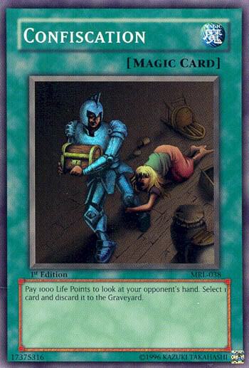 Confiscation - Magic Ruler YuGiOh trading card