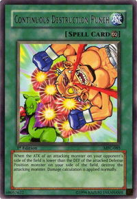 Continuous Destruction Punch - Magician's Force (MFC) #MFC-085 - Rare YuGiOh Trading Card