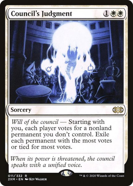 Council's Judgment - Double Masters Magic: The Gathering trading card