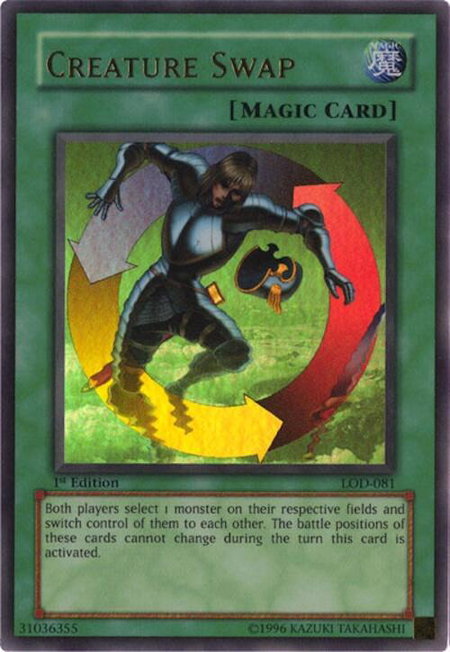 Creature Swap - Legacy of Darkness YuGiOh trading card