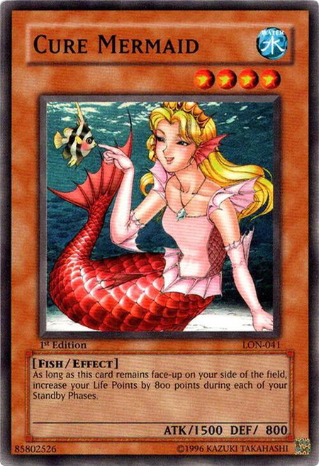 Cure Mermaid - Labyrinth of Nightmare YuGiOh trading card
