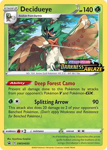 Decidueye - SWSH035 (Prerelease) - SWSH: Sword & Shield Promo Cards (SWSD) #SWSH035 - Promo Pokémon Trading Card
