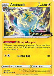 Arctozolt - SWSH036 (Prerelease) [Staff] - SWSH: Sword & Shield Promo Cards (SWSD) #SWSH036 - Promo Pokémon Trading Card