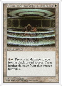 Greater Realm of Preservation - Fifth Edition (5ED) #31 - Uncommon Magic: The Gathering Trading Card
