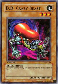 D.D. Crazy Beast - Magician's Force (MFC) #MFC-019 - Rare YuGiOh Trading Card