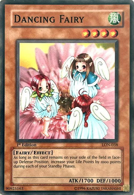 Dancing Fairy - Labyrinth of Nightmare YuGiOh trading card