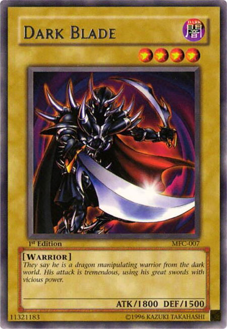 Dark Blade - Magician's Force YuGiOh trading card