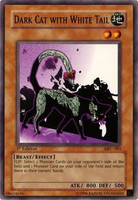 Dark Cat with White Tail - Magician's Force (MFC) #MFC-083 - Common / Short Print YuGiOh Trading Card