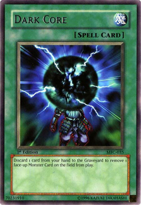 Dark Core - Magician's Force YuGiOh trading card
