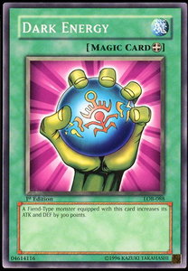 Dark Energy - The Legend of Blue Eyes White Dragon (LOB) #LOB-088 - Common / Short Print YuGiOh Trading Card