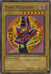 Dark Magician - The Legend of Blue Eyes White Dragon (LOB) #LOB-005 - Ultra Rare YuGiOh Trading Card