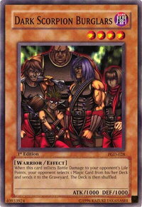 Dark Scorpion Burglars - Pharaonic Guardian (PGD) #PGD-028 - Common / Short Print YuGiOh Trading Card