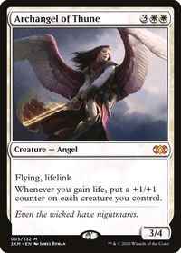 Archangel of Thune - Double Masters (2XM) #5 - Mythic Magic: The Gathering Trading Card