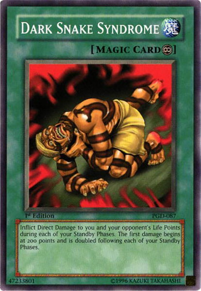 Dark Snake Syndrome - Pharaonic Guardian YuGiOh trading card