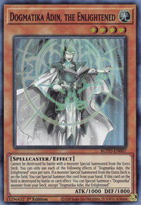 Dogmatika Adin, the Enlightened - Rise of the Duelist (ROTD) #ROTD-EN007 - Super Rare YuGiOh Trading Card