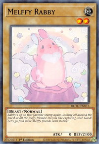 Melffy Rabby - Rise of the Duelist (ROTD) #ROTD-EN016 - Common / Short Print YuGiOh Trading Card