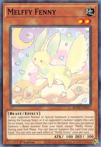 Melffy Fenny - Rise of the Duelist (ROTD) #ROTD-EN017 - Common / Short Print YuGiOh Trading Card