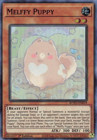 Melffy Puppy - Rise of the Duelist (ROTD) #ROTD-EN019 - Super Rare YuGiOh Trading Card