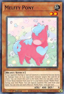 Melffy Pony - Rise of the Duelist (ROTD) #ROTD-EN020 - Common / Short Print YuGiOh Trading Card