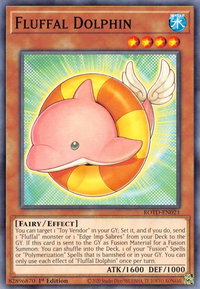 Fluffal Dolphin - Rise of the Duelist (ROTD) #ROTD-EN021 - Common / Short Print YuGiOh Trading Card