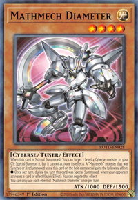 Mathmech Diameter - Rise of the Duelist (ROTD) #ROTD-EN028 - Common / Short Print YuGiOh Trading Card