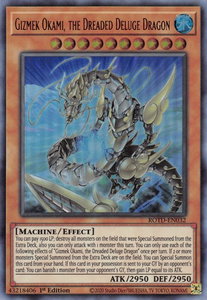 Gizmek Okami, the Dreaded Deluge Dragon - Rise of the Duelist (ROTD) #ROTD-EN032 - Ultra Rare YuGiOh Trading Card