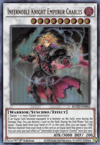 Infernoble Knight Emperor Charles - Rise of the Duelist (ROTD) #ROTD-EN042 - Ultra Rare YuGiOh Trading Card