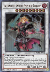 Infernoble Knight Emperor Charles - Rise of the Duelist (ROTD) #ROTD-EN042 - Ultra Rare YuGiOh Trading Card