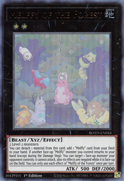 Melffy of the Forest trading card from Rise of the Duelist Melffy of the Forest - Rise of the Duelist YuGiOh trading card