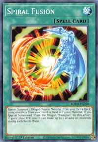Spiral Fusion - Rise of the Duelist (ROTD) #ROTD-EN050 - Common / Short Print YuGiOh Trading Card